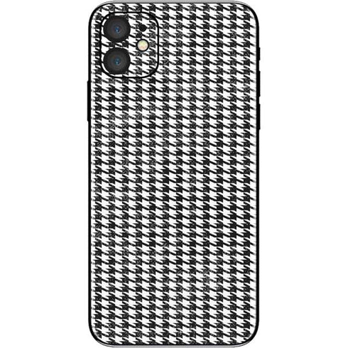 Houndstooth Black/White iPhone 11 Skin