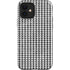 Houndstooth Black/White iPhone 12 Impact Case