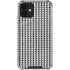 Houndstooth Black/White iPhone 12 Mini Clear Case