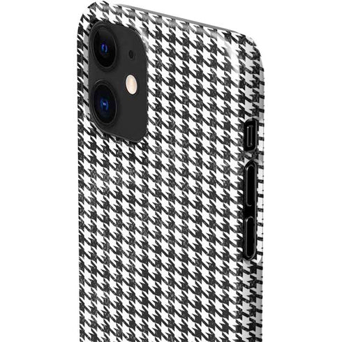 Houndstooth Black/White iPhone 12 Mini Lite Case