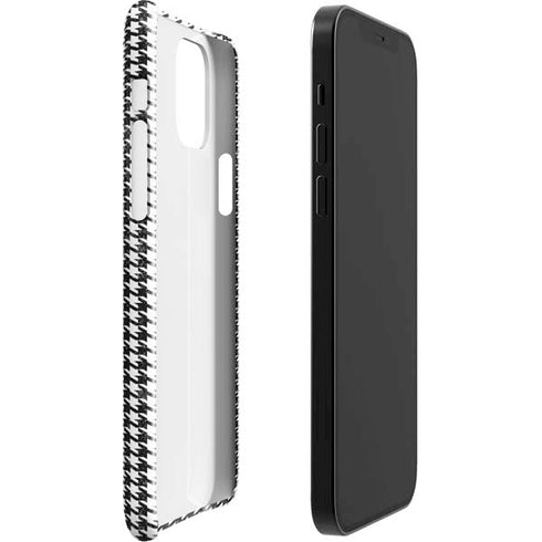 Houndstooth Black/White iPhone 12 Mini Lite Case