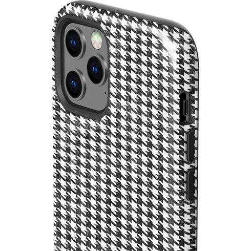 Houndstooth Black/White iPhone 12 Pro Impact Case