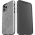 Houndstooth Black/White iPhone 12 Pro Impact Case