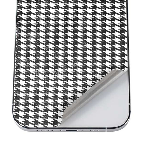 Houndstooth Black/White iPhone 12 Pro Max Skin