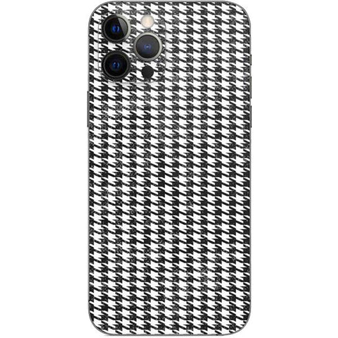 Houndstooth Black/White iPhone 12 Pro Skin