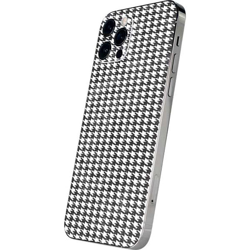 Houndstooth Black/White iPhone 12 Pro Skin