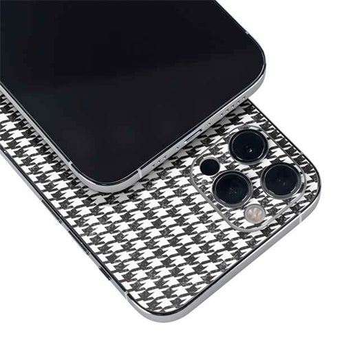 Houndstooth Black/White iPhone 12 Pro Skin