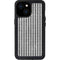 Houndstooth Black/White iPhone 13 Mini Waterproof Case