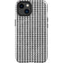 Houndstooth Black/White iPhone 14 Plus Impact Case
