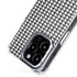 Houndstooth Black/White iPhone 15 Pro MagSafe Case