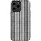 Houndstooth Black/White iPhone 15 Pro Max Impact Case