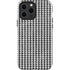 Houndstooth Black/White iPhone 15 Pro Max Impact Case