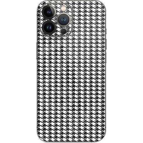 Houndstooth Black/White iPhone 14 Pro Max Skin
