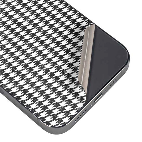 Houndstooth Black/White iPhone 14 Pro Max Skin