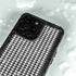 Houndstooth Black/White iPhone 14 Pro Max Waterproof Case