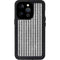 Houndstooth Black/White iPhone 14 Pro Waterproof Case