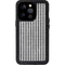 Houndstooth Black/White iPhone 15 Pro Waterproof Case