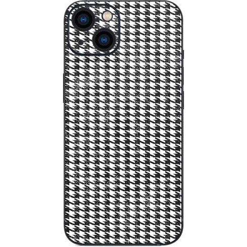 Houndstooth Black/White iPhone 15 Skin
