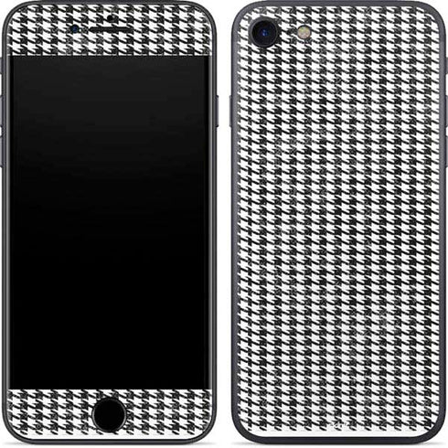 Houndstooth Black/White iPhone 7 Skin