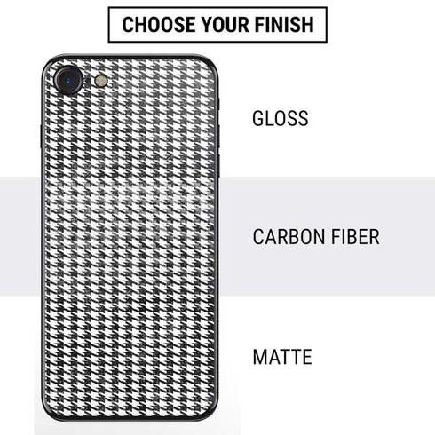 Houndstooth Black/White iPhone SE (2nd & 3rd Gen) Skin