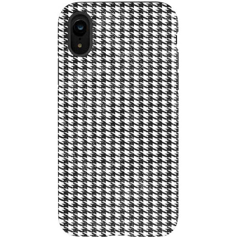 Houndstooth Black/White iPhone XR Pro Case
