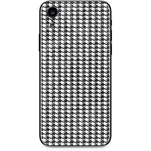Houndstooth Black/White iPhone XR Skin
