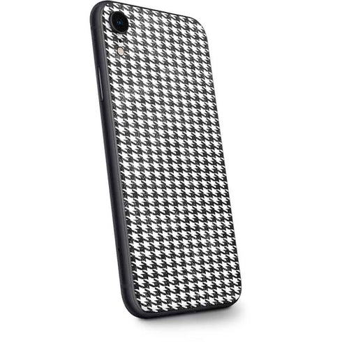 Houndstooth Black/White iPhone XR Skin