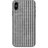 Houndstooth Black/White iPhone XS Skin