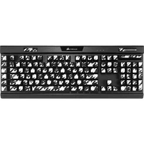 Houndstooth Black/White K95 RGB PLATINUM Mechanical Gaming Keyboard Skin