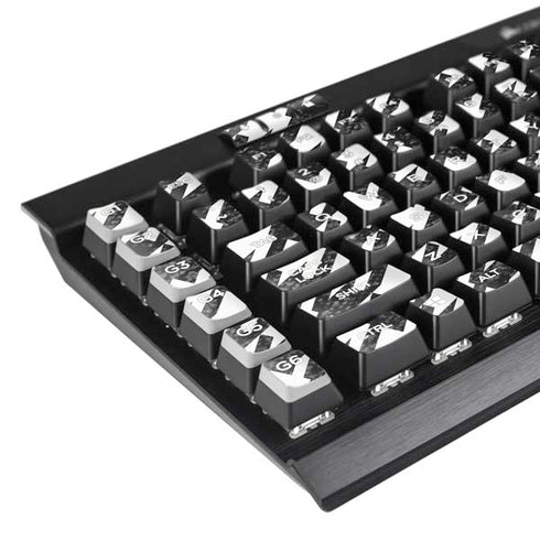 Houndstooth Black/White K95 RGB PLATINUM Mechanical Gaming Keyboard Skin