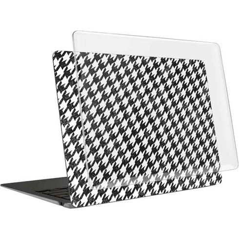 Houndstooth Black/White MacBook Air 13in (2020) Case plus Skin