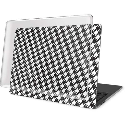 Houndstooth Black/White MacBook Pro 13in (2020) Case plus Skin
