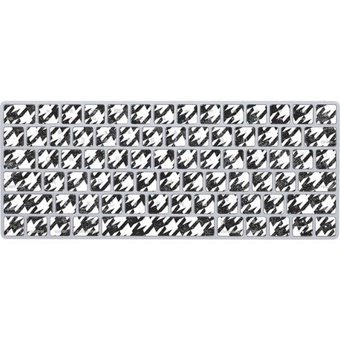 Houndstooth Black/White Magic Keyboard Skin