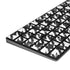 Houndstooth Black/White Magic Keyboard with Numeric Keypad Skin