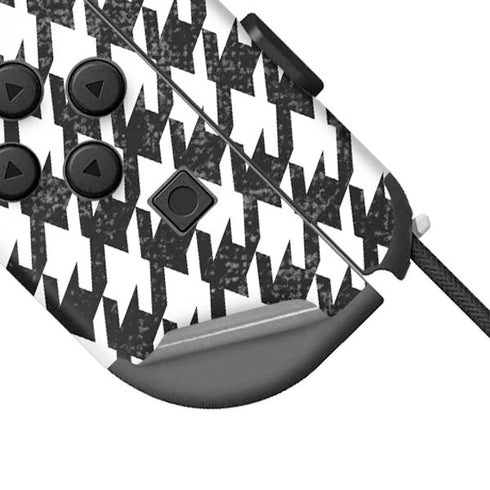 Houndstooth Black/White Nintendo Joy-Con (L/R) Controller Skin