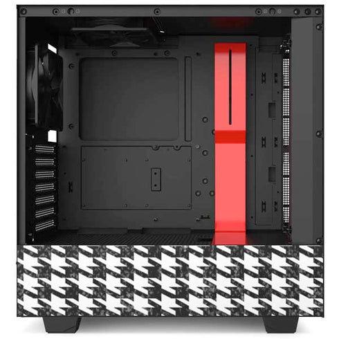 Houndstooth Black/White NZXT H510 Compact ATX Mid-Tower Case Skin