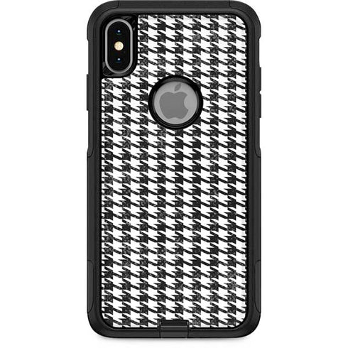Houndstooth Black/White Otterbox Commuter iPhone Skin