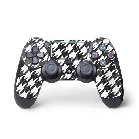 Houndstooth Black/White PS4 Pro/Slim Controller Skin