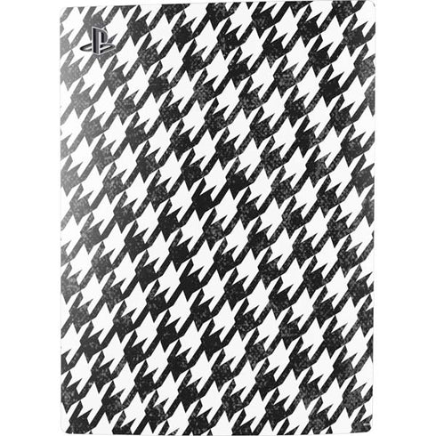 Houndstooth Black/White PS5 Console Skin