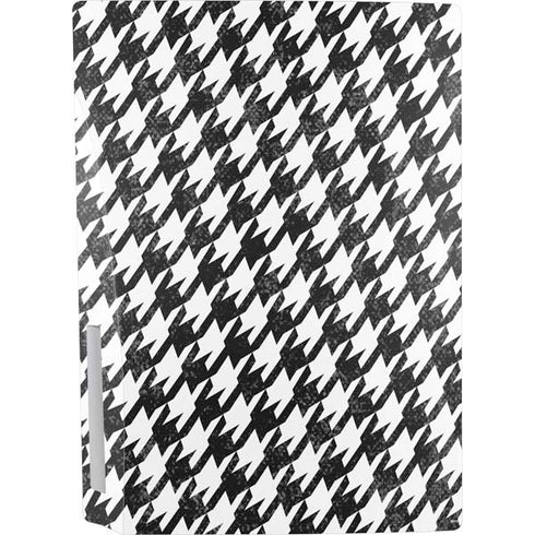 Houndstooth Black/White PS5 Console Skin