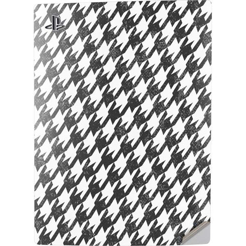 Houndstooth Black/White PS5 Digital Edition Console Skin