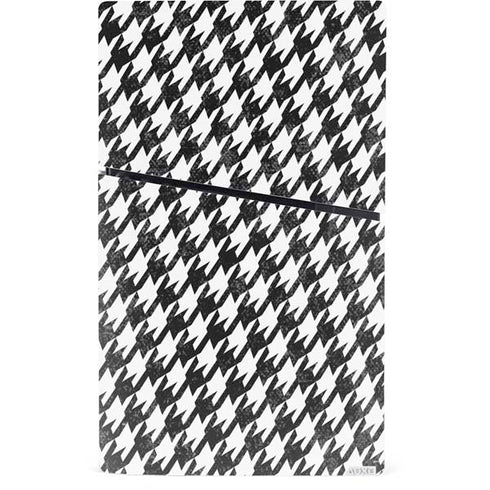 Houndstooth Black/White PS5 Slim Digital Edition Bundle Skin