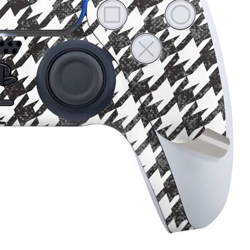 Houndstooth Black/White PS5 Slim Digital Edition Bundle Skin