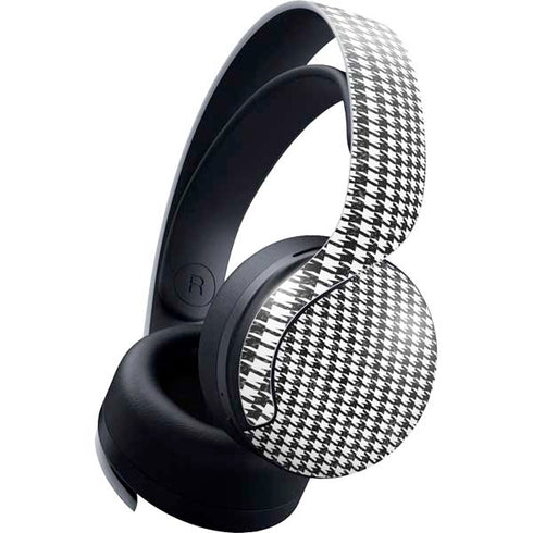 Houndstooth Black/White PULSE 3D Wireless Headset for PS5 Skin