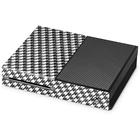Houndstooth Black/White Xbox One Console Skin