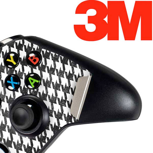 Houndstooth Black/White Xbox One Controller Skin