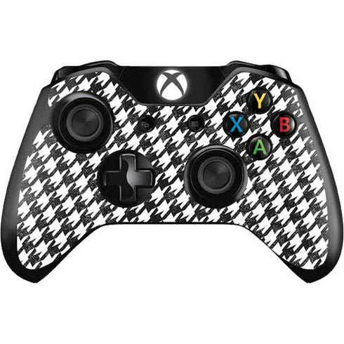 Houndstooth Black/White Xbox One Controller Skin