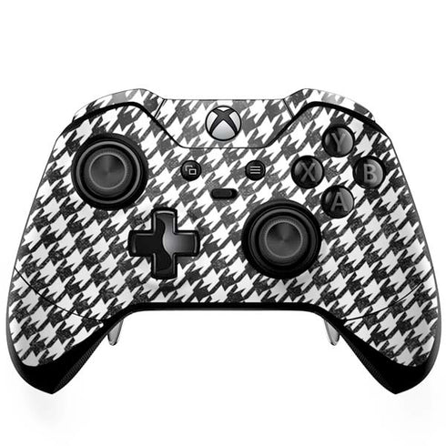 Houndstooth Black/White Xbox One Elite Controller Skin