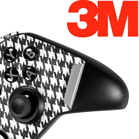 Houndstooth Black/White Xbox One Elite Controller Skin