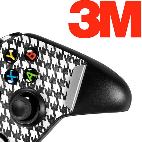 Houndstooth Black/White Xbox One S Controller Skin
